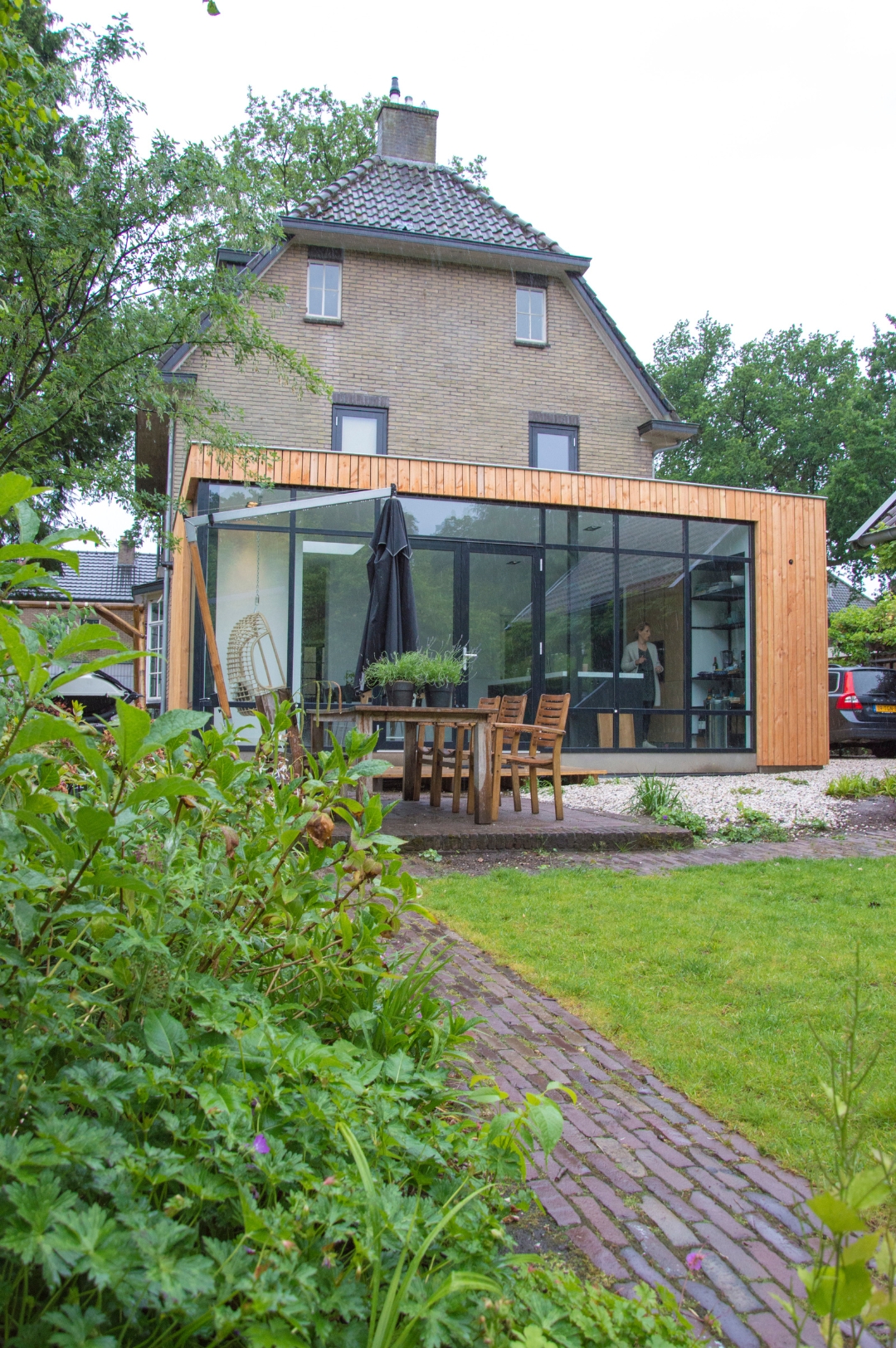 uitbreiding jaren 40 woning aan de achterkant - ontwerp nonon architectuur