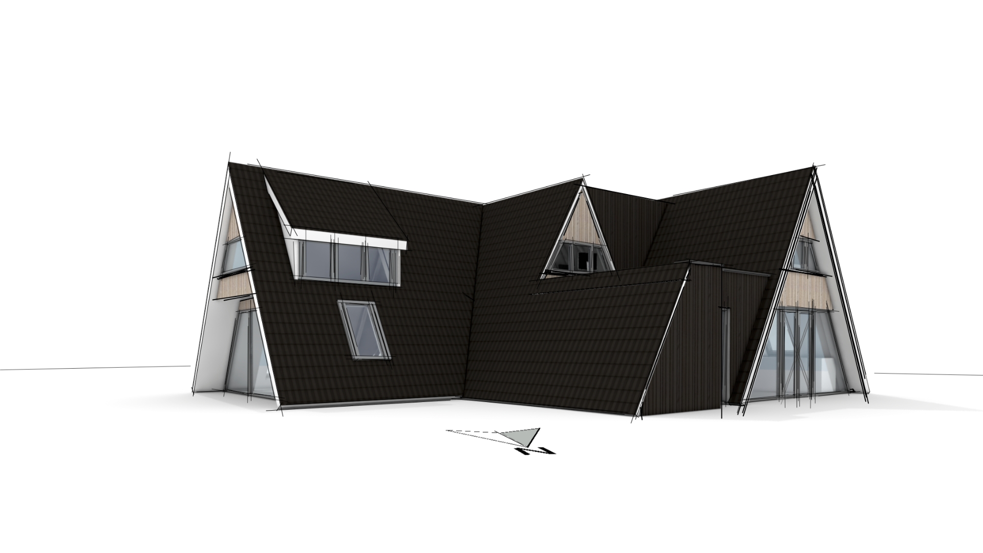 uitbreiding voormalige recreatiewoning in Heino, ontwerp door Nonon architectuur