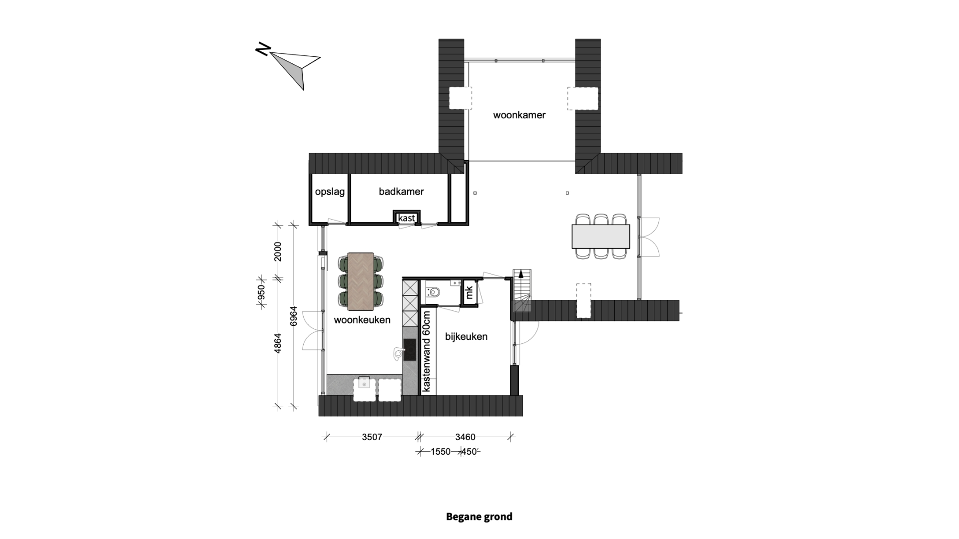 uitbreiding voormalige recreatiewoning in Heino, ontwerp door Nonon architectuur