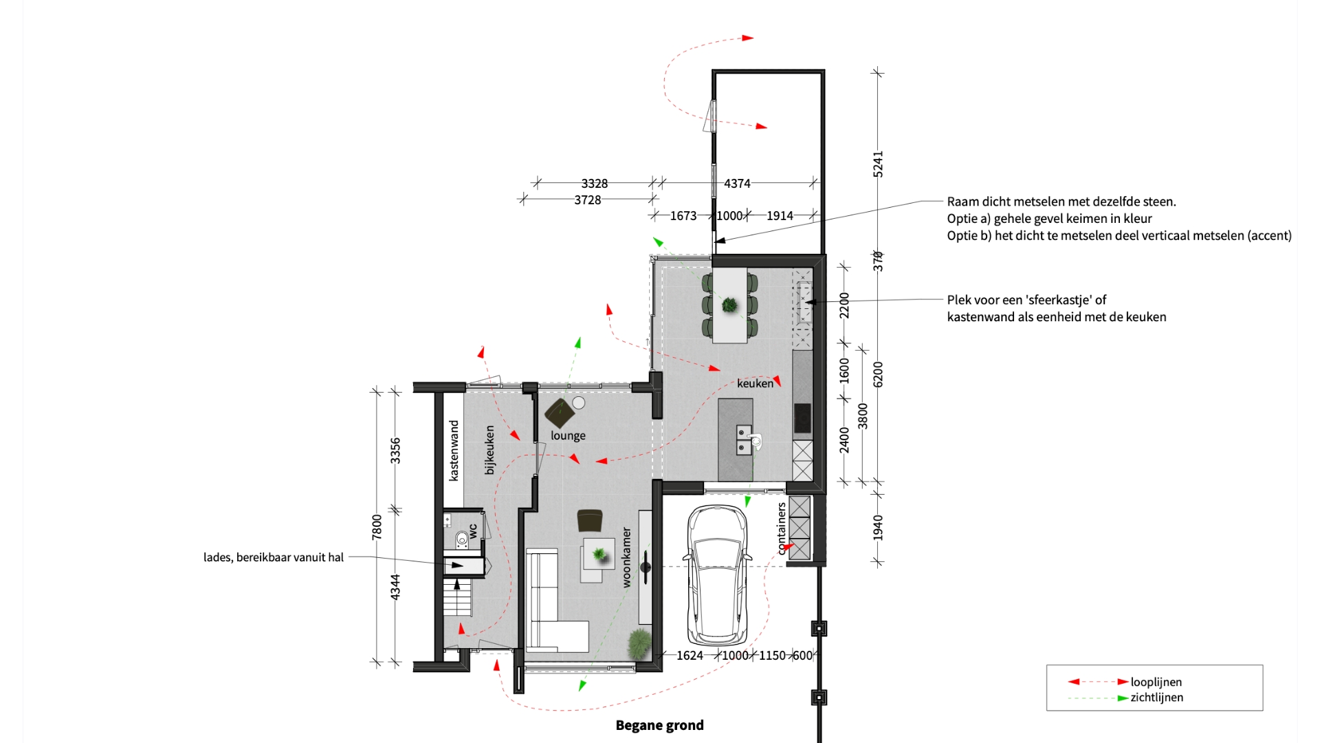 uitbreiding woning Raalte met veel leef- en opslagruimte, ontwerp door nonon architectuur