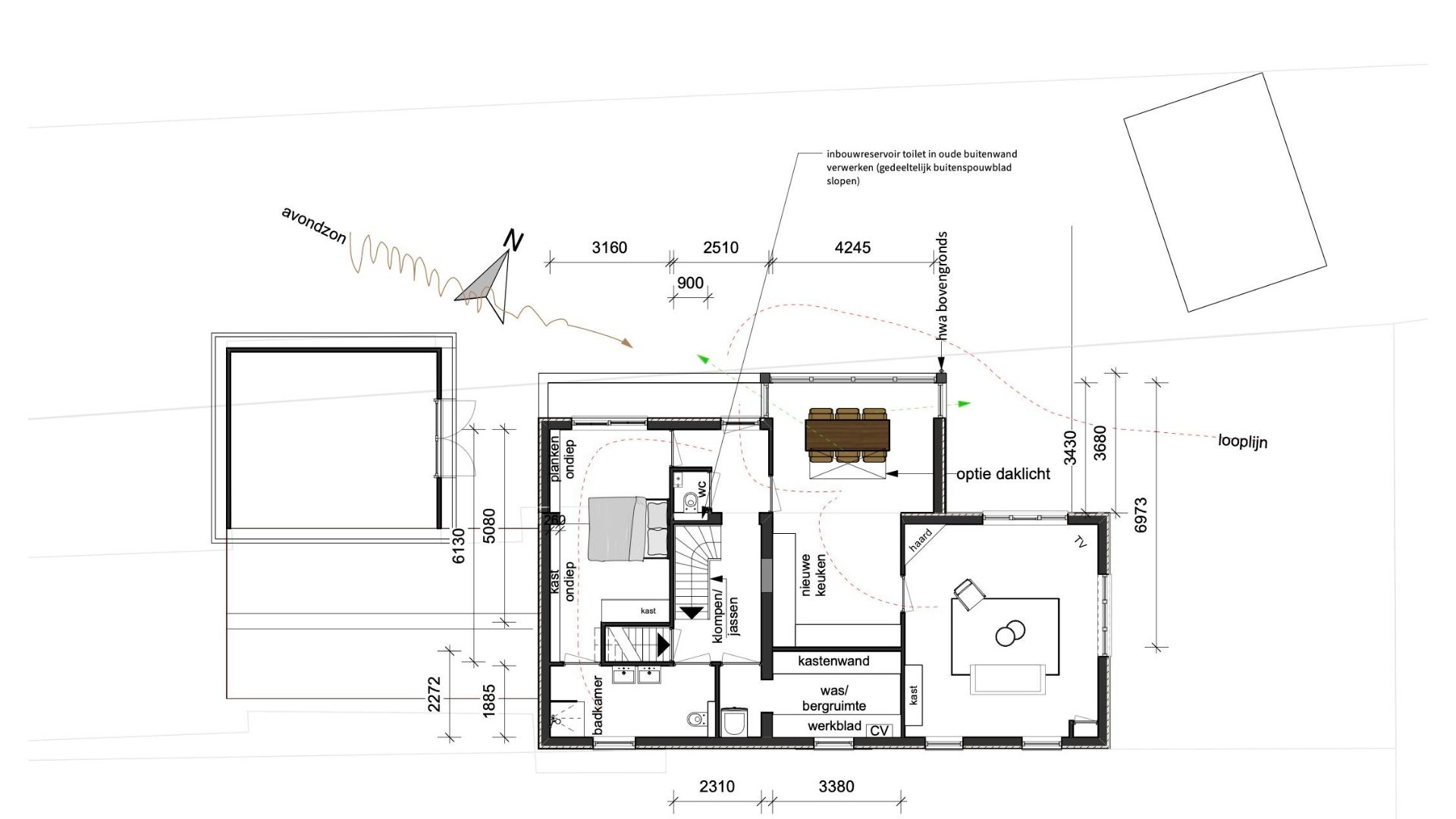 ontwerp uitbreiding woning - levensloop bestendig - door Ronald Grotenhuis van Nonon architectuur