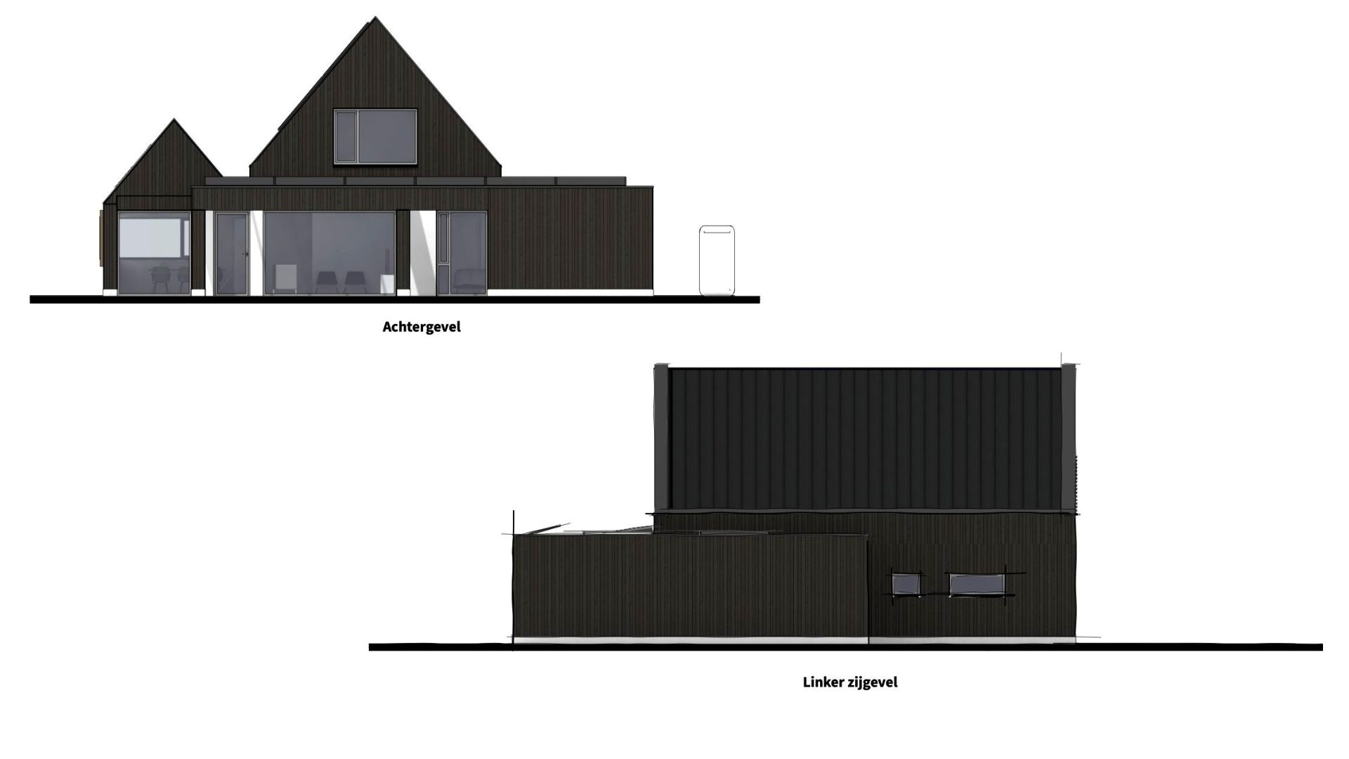 ontwerp nieuwbouwwoning in Heino door Nonon Architectuur (Ronald Grotenhuis)