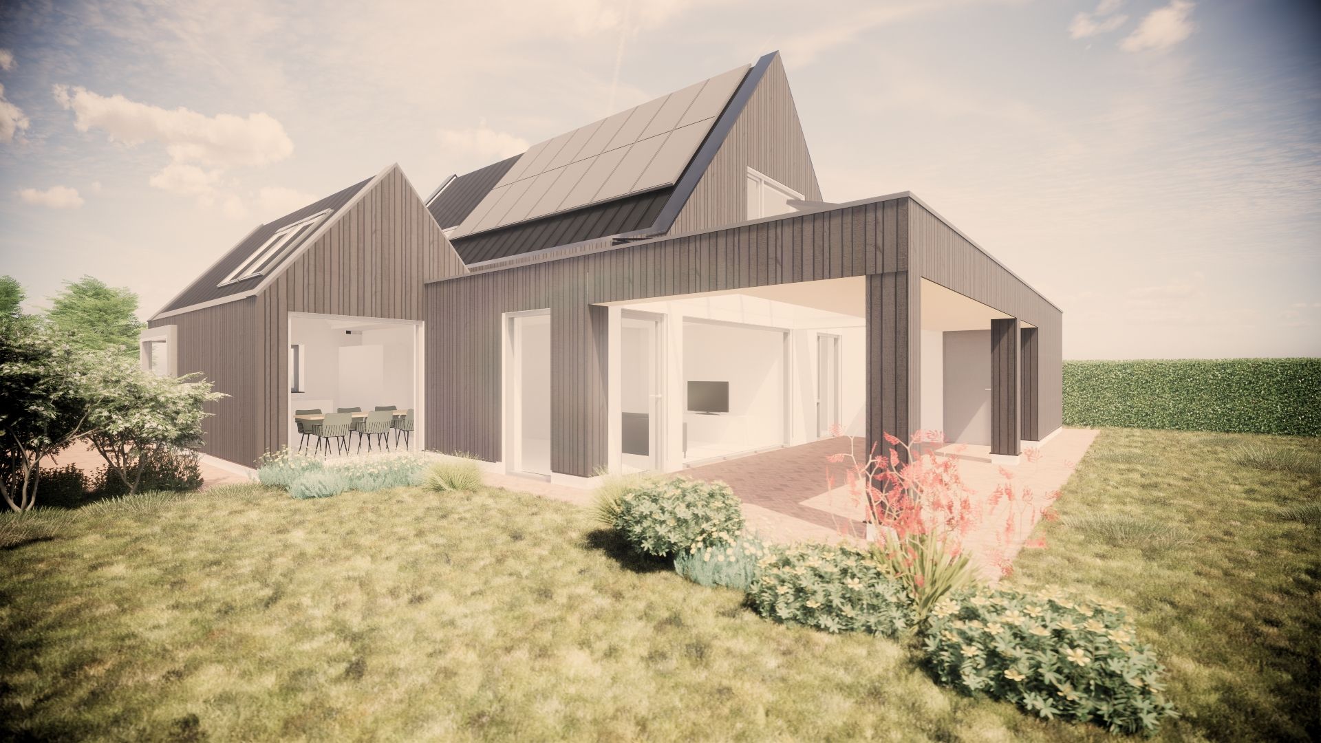 ontwerp nieuwbouwwoning in Heino door Nonon Architectuur (Ronald Grotenhuis)