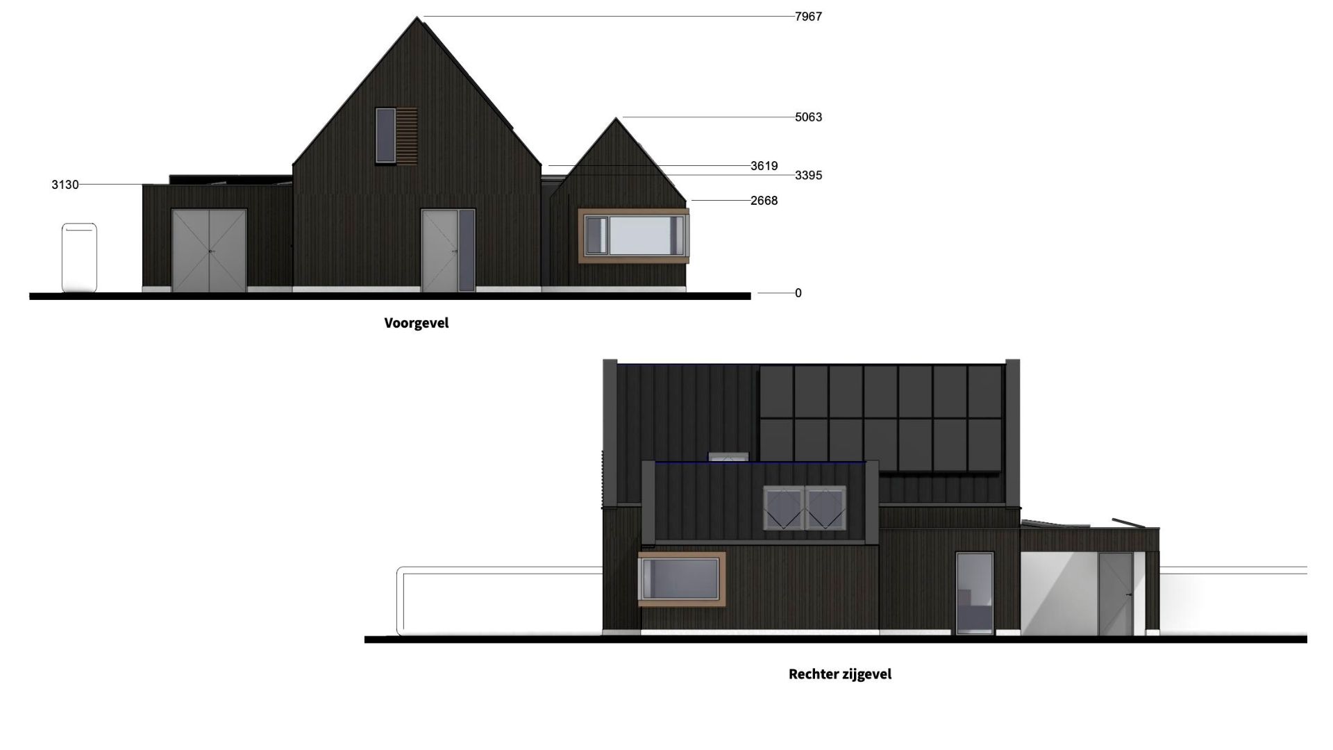 ontwerp nieuwbouwwoning in Heino door Nonon Architectuur (Ronald Grotenhuis)
